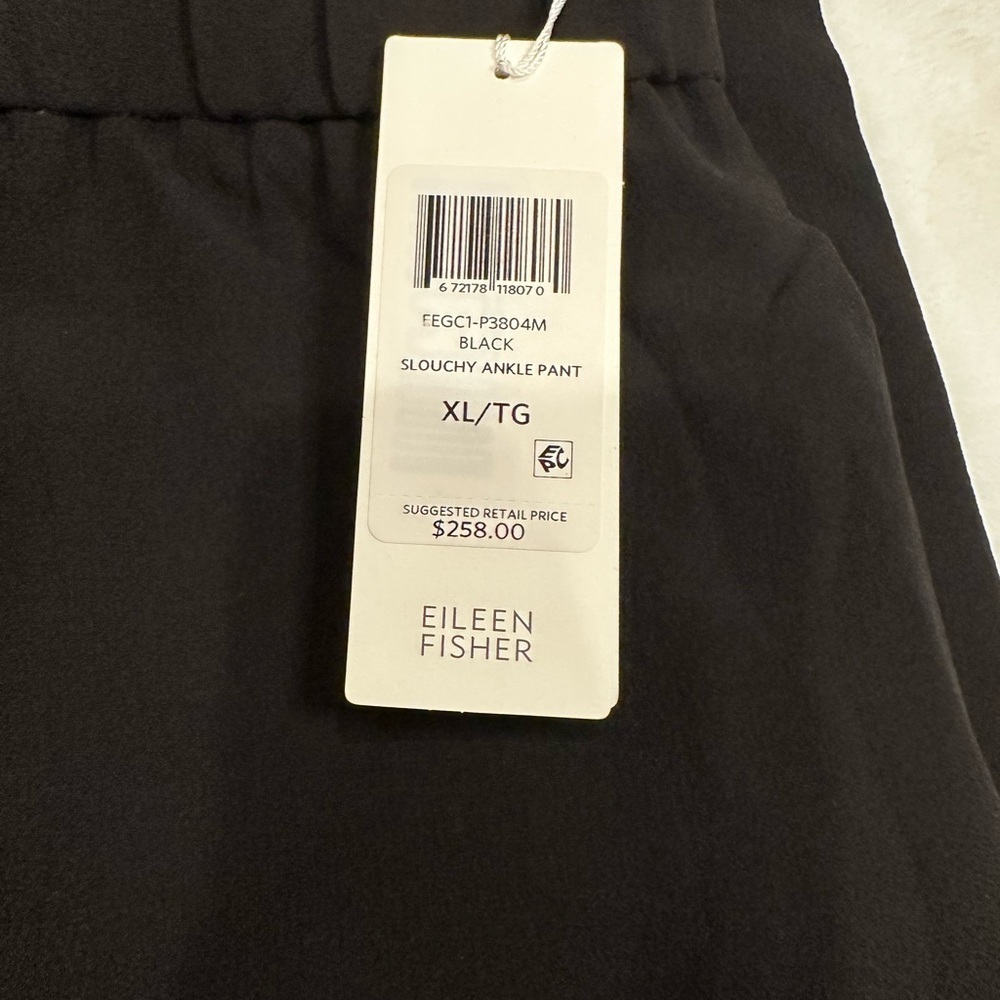 Eileen Fisher Black Ankle Pants